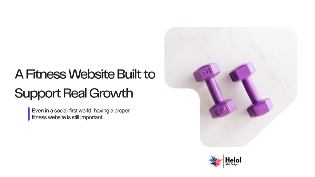 a fitness website built to support real growth